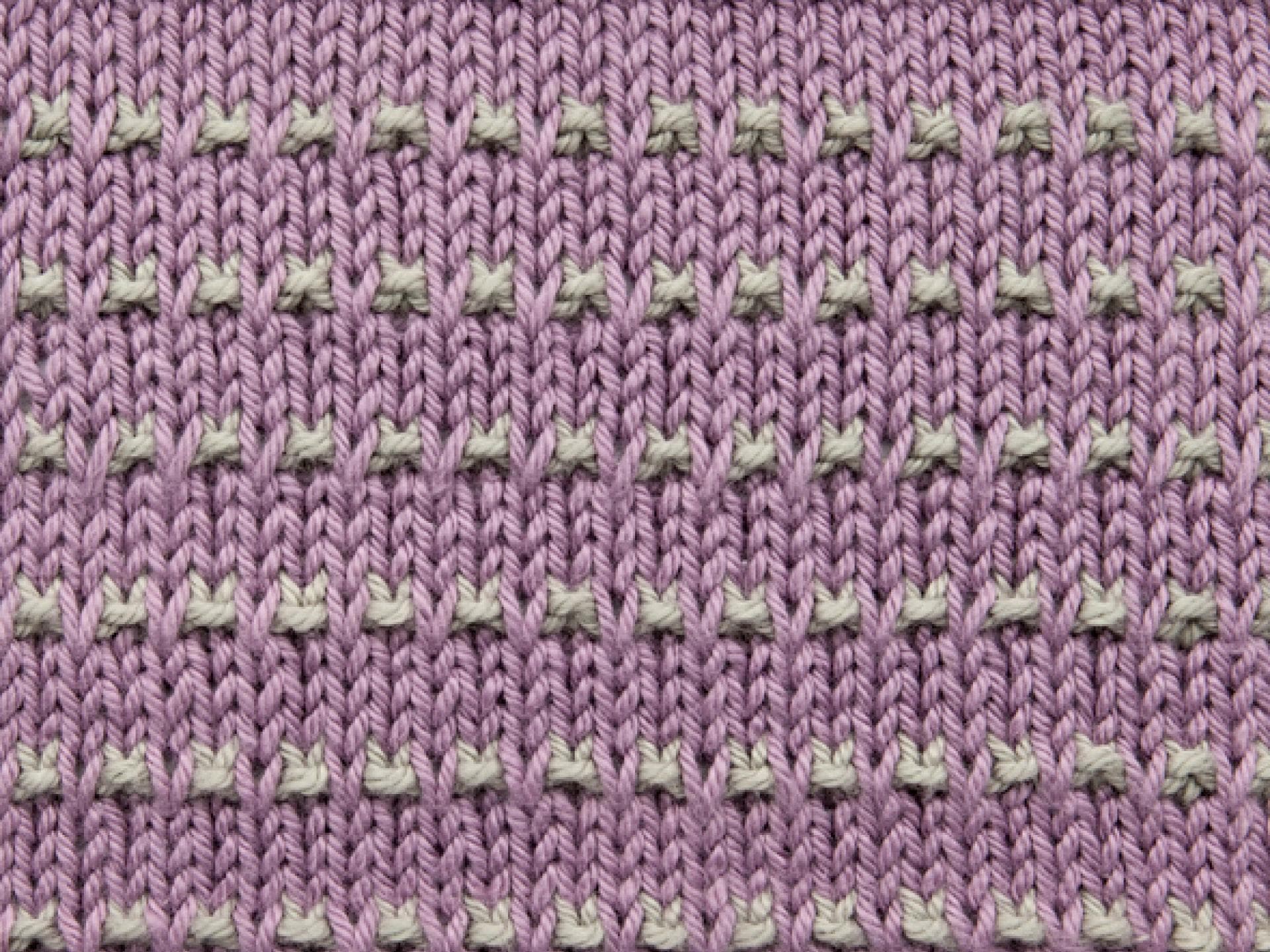 Stricken Pünktchenmuster