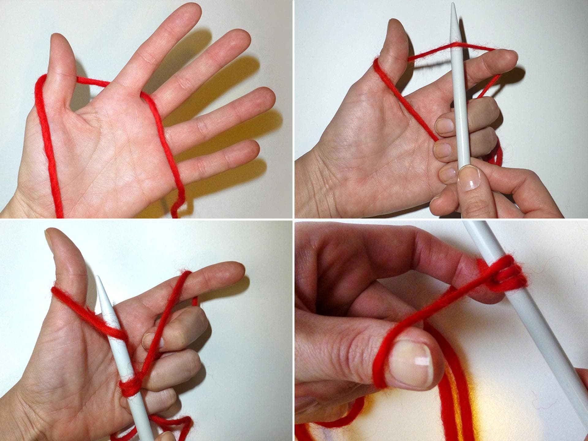 Stricken Schritte Stricken Schritte