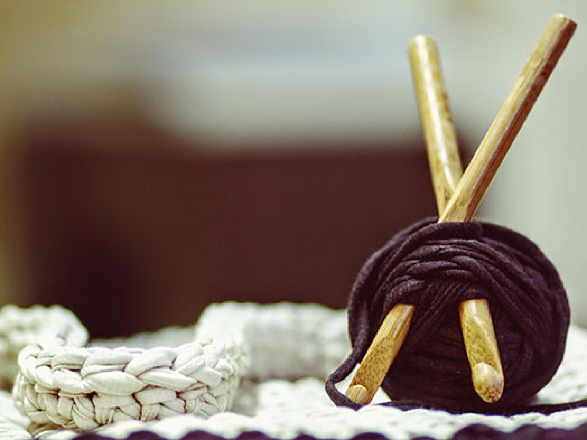 Stricken Stricknadeln