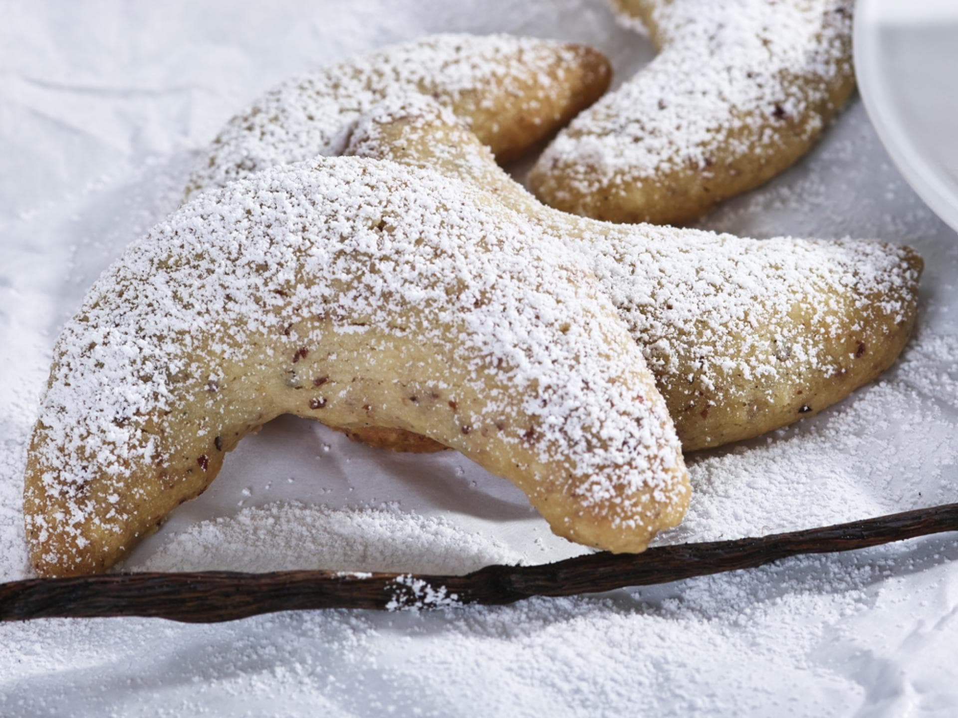 Vanillekipferl - Leckere Vanillekipfel mit Stevia anstatt Zucker 