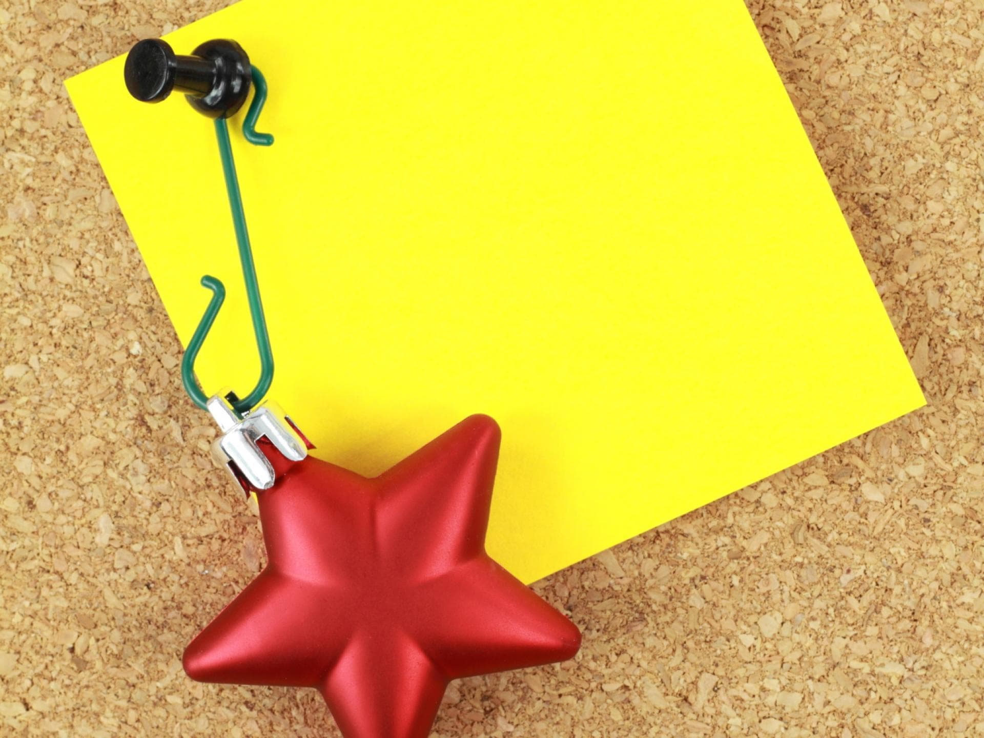 Post-it Weihnachtskarte