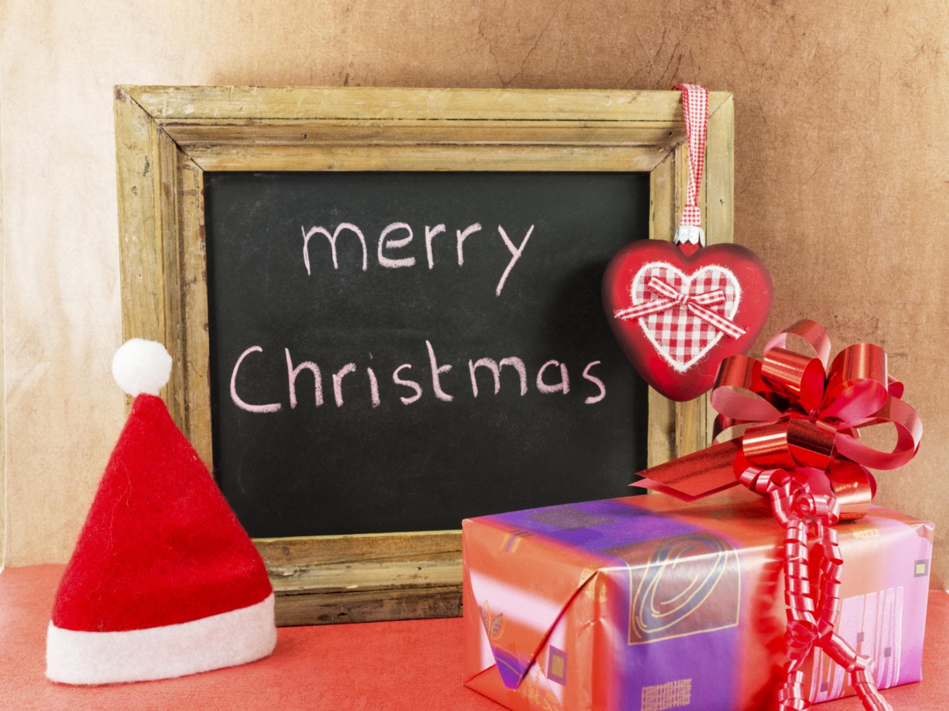 Weihnachtskarte Tafel