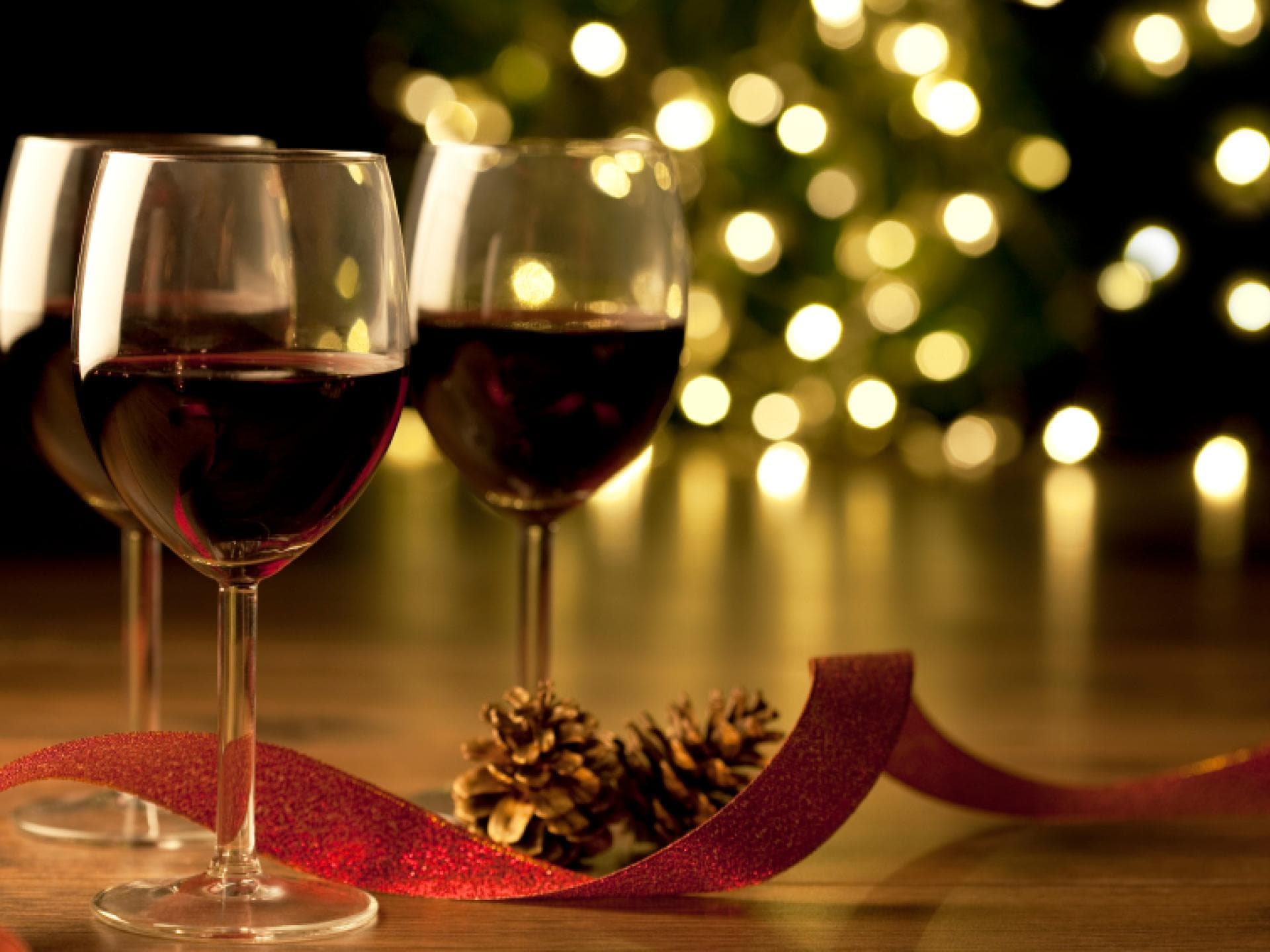 Wein an Weihnachten