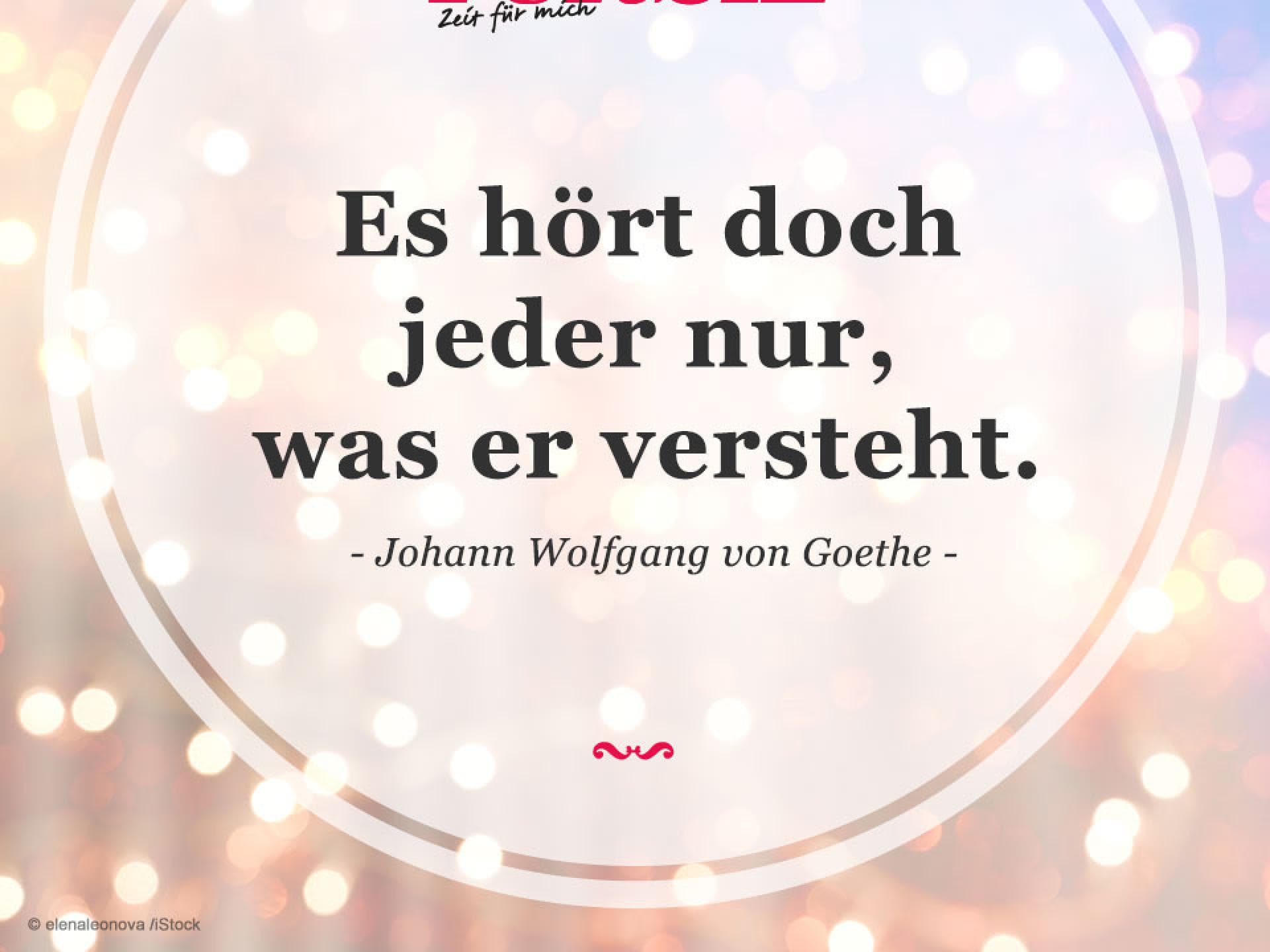 Zitat Johann Wolfgang von Goethe