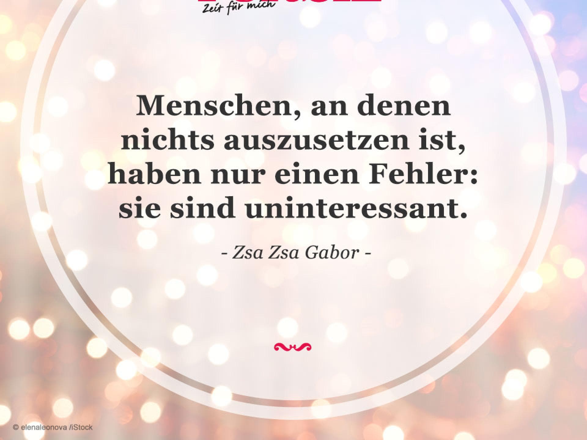 Zitat von Zsa Zsa Gabor