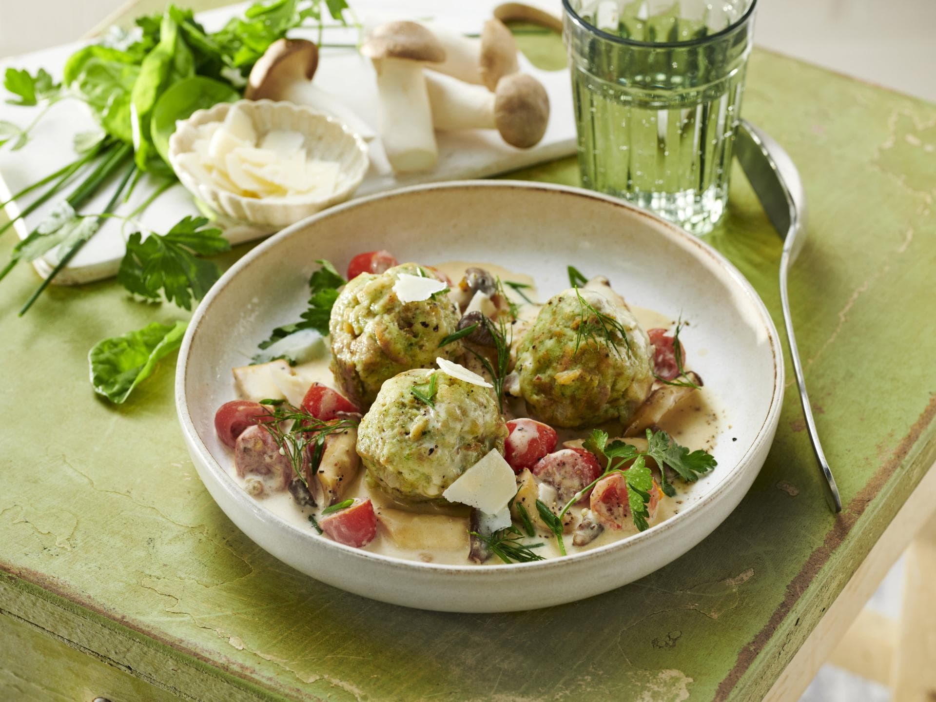 Kräuterknödel 