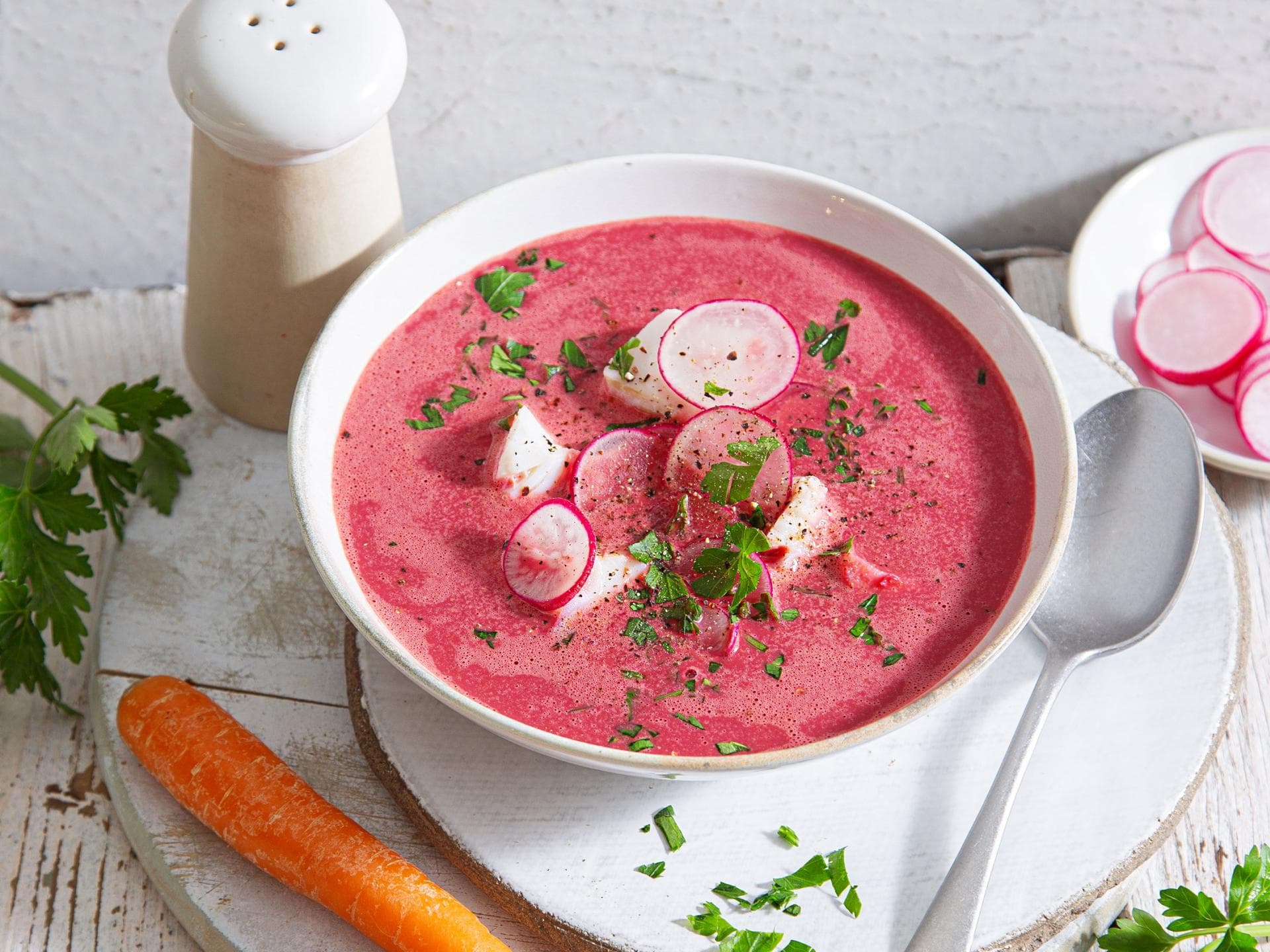 Rote-Bete-Möhren-Suppe 