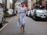Frau im Kleid