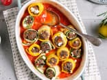 Zucchiniröllchen mit Hackfleisch