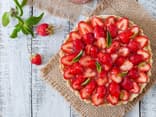 Zuckerfreier Erdbeerkuchen 