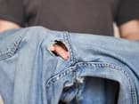 Loch in der Jeans 