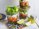 Thunfisch-Linsensalat im Glas