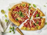 Tomaten-Erdbeer-Pizza 