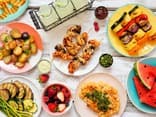 Veganes Grillbuffet
