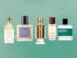 Verschiedene Parfums mit Vertiver Duft