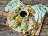 Sommerrollen mit Spargel