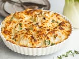 Fenchel-Auflauf mit Käse überbacken