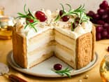Spekulatius-Torte mit Birne 