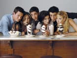 US-Serie Friends: Ahuptdarsteller schlürfen Milchshakes und haben Spaß 