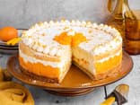 Käse-Sahne-Torte mit Mandarinen 