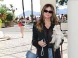 Heidi Klum und ihr Hund Fritz in Cannes