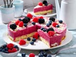 Joghurt-Käsekuchen mit Beeren 