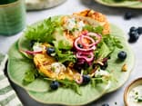 Hähnchen-Ananas-Salat mit Blaubeeren Hähnchen-Ananas-Salat mit Blaubeeren