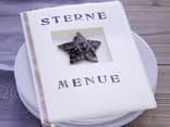 Menükarte fürs Fest selbstgemacht