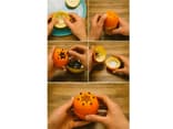 Orangen-Schalen-Teelicht selber machen mit der Anleitung von Pinterest 