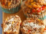 laktosefreie Hackfleischmuffins mit Hirtenkäse