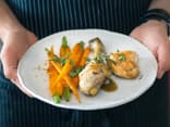 Hähnchen Karamellisierte Möhren