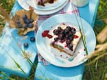 Heidelbeer-Frischkäse-Torte
