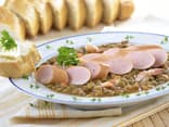 Linsensuppe mit Wiener Würstchen