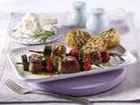 Mediterrane Schaschlik-Rosmarinspieße - Bringt die mediterrane Küche auch auf den Gill 