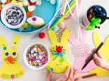 Osterbastelei mit Kindern