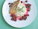 Zanderfilet mit Meerrettich-Risotto - Das leckere Rezept finden Sie hier bei uns