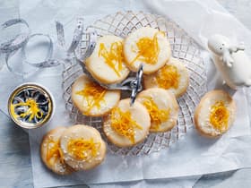 Saftige Orangenplätzchen