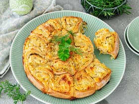 Gemüsezupfbrot für Ostern 