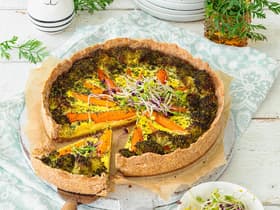 Möhren-Brokkoli-Quiche 