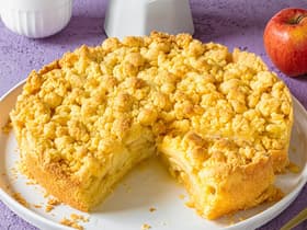 Einfacher Apfel-Streuselkuchen