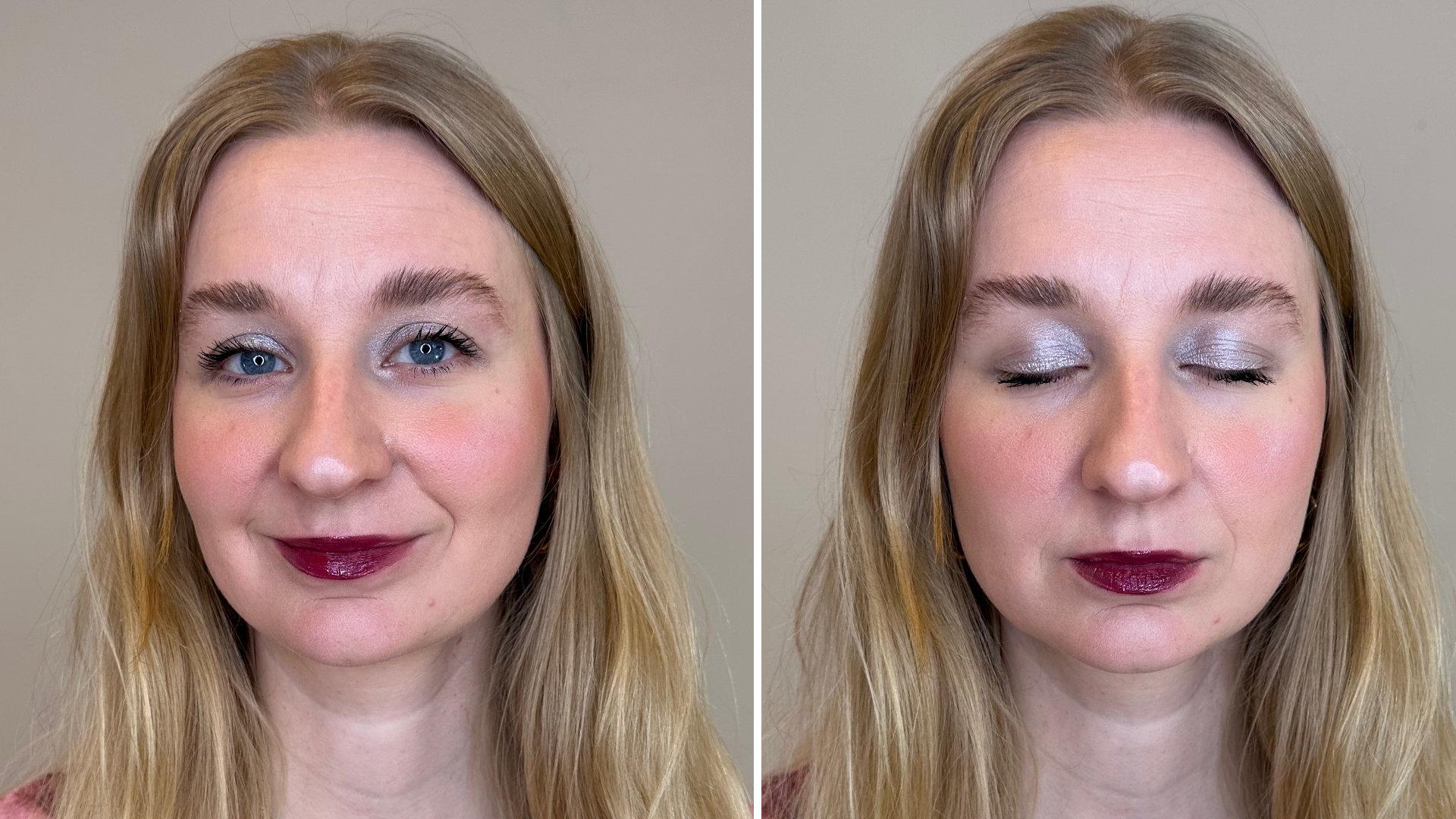 Frostiges Christmas-Make-up: Anleitung mit Video