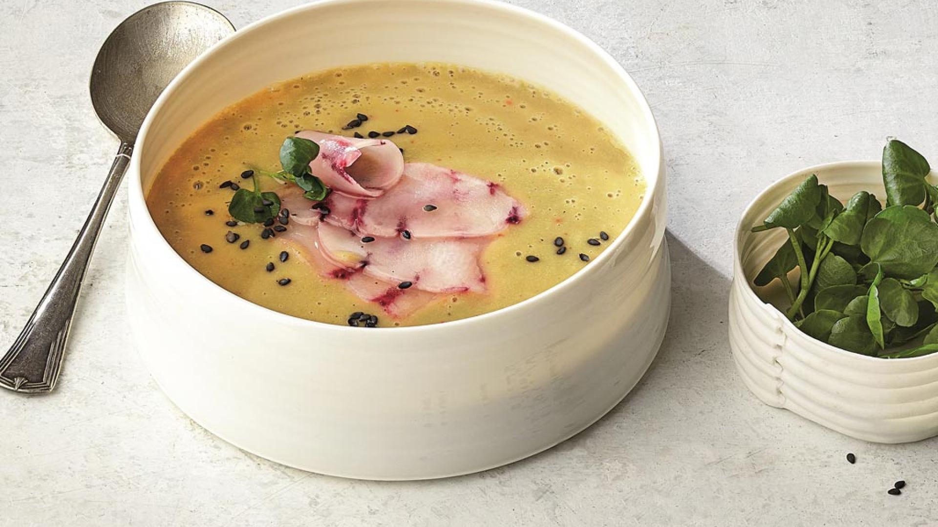 Rezept: Cubio Suppe mit Brunnenkresse