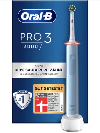 Oral B Pro 600 Stiftung Warentest Stiftung Warentest 2023: Bestnote für diese elektrische Zahnbürste