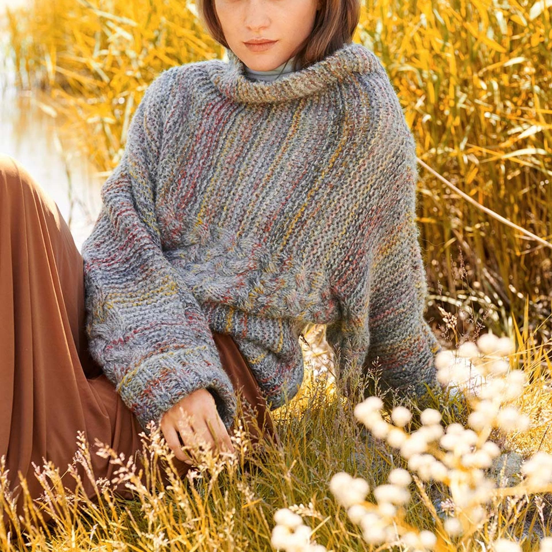 Strickpullover multicolor clearance