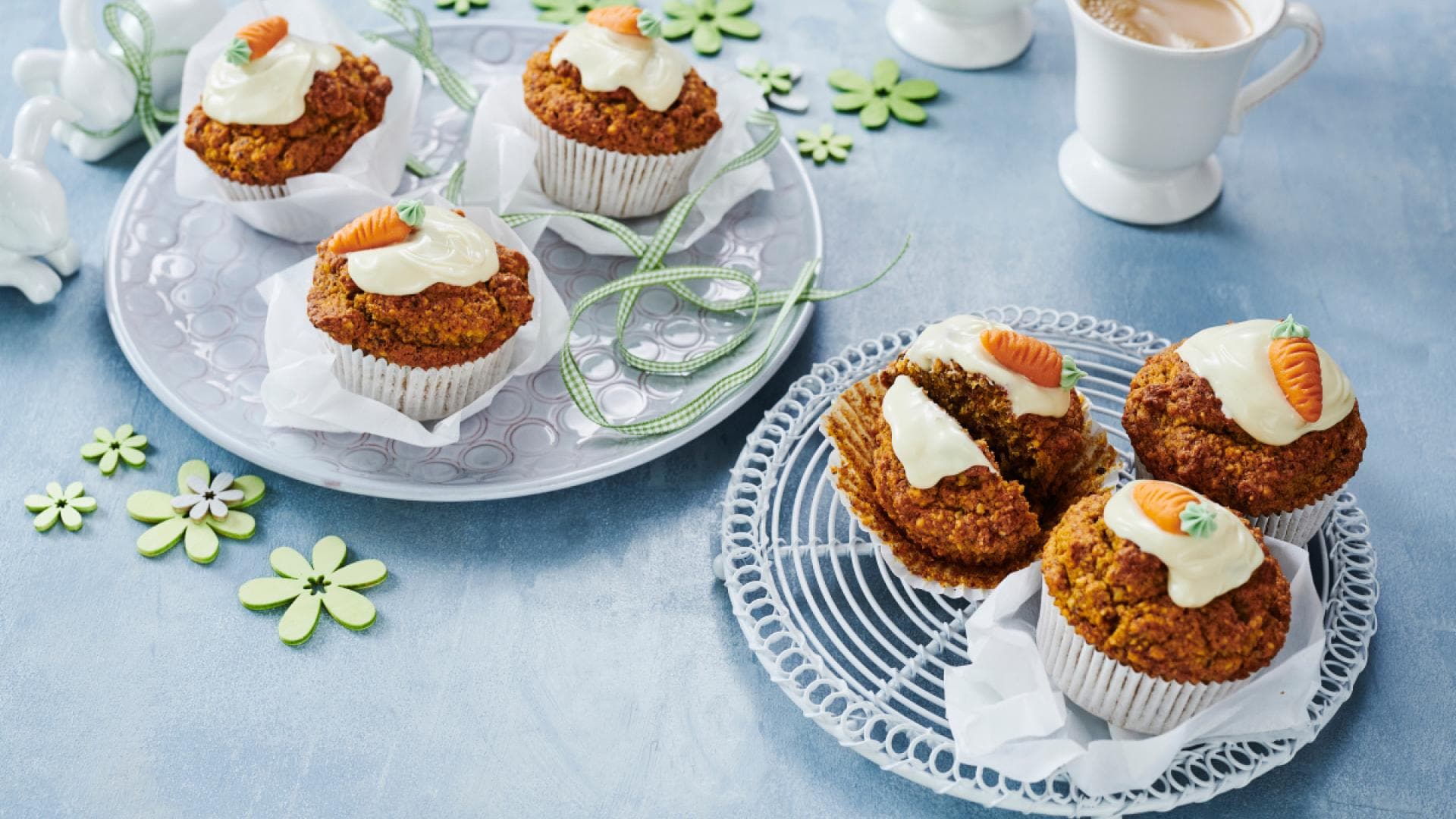 Unser Rezept für KarottenMuffins mit Eierlikör