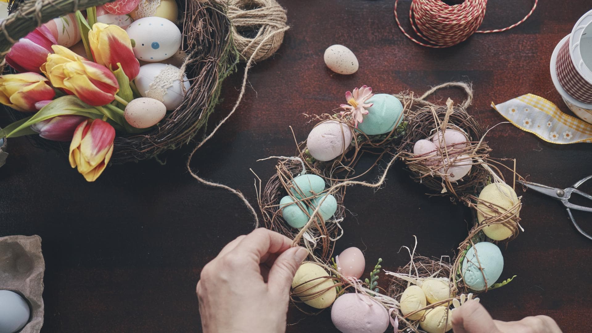 7 Wege, einen hübschen Osterkranz zu basteln