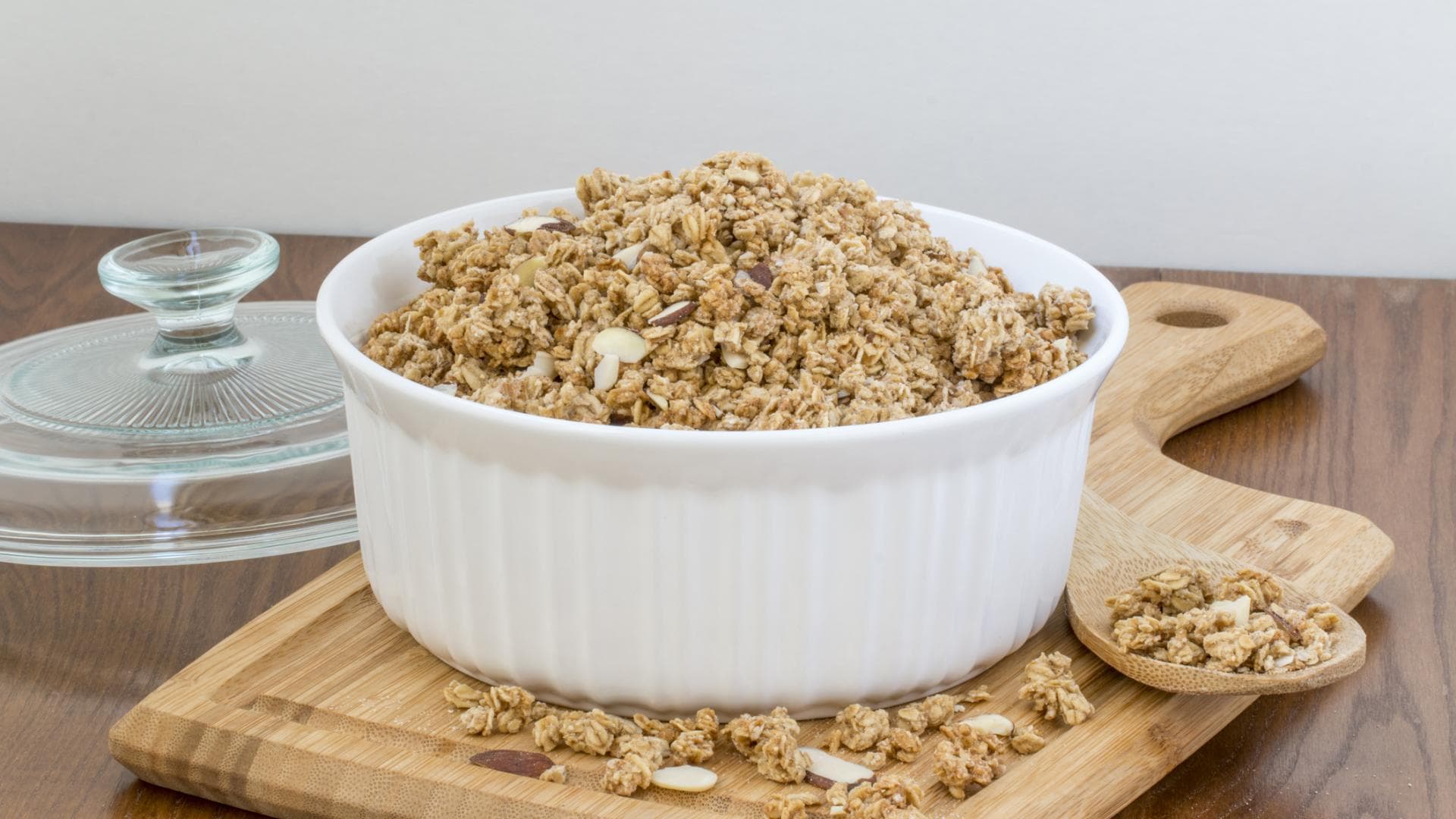 Rezept für Streusel mit Haferflocken