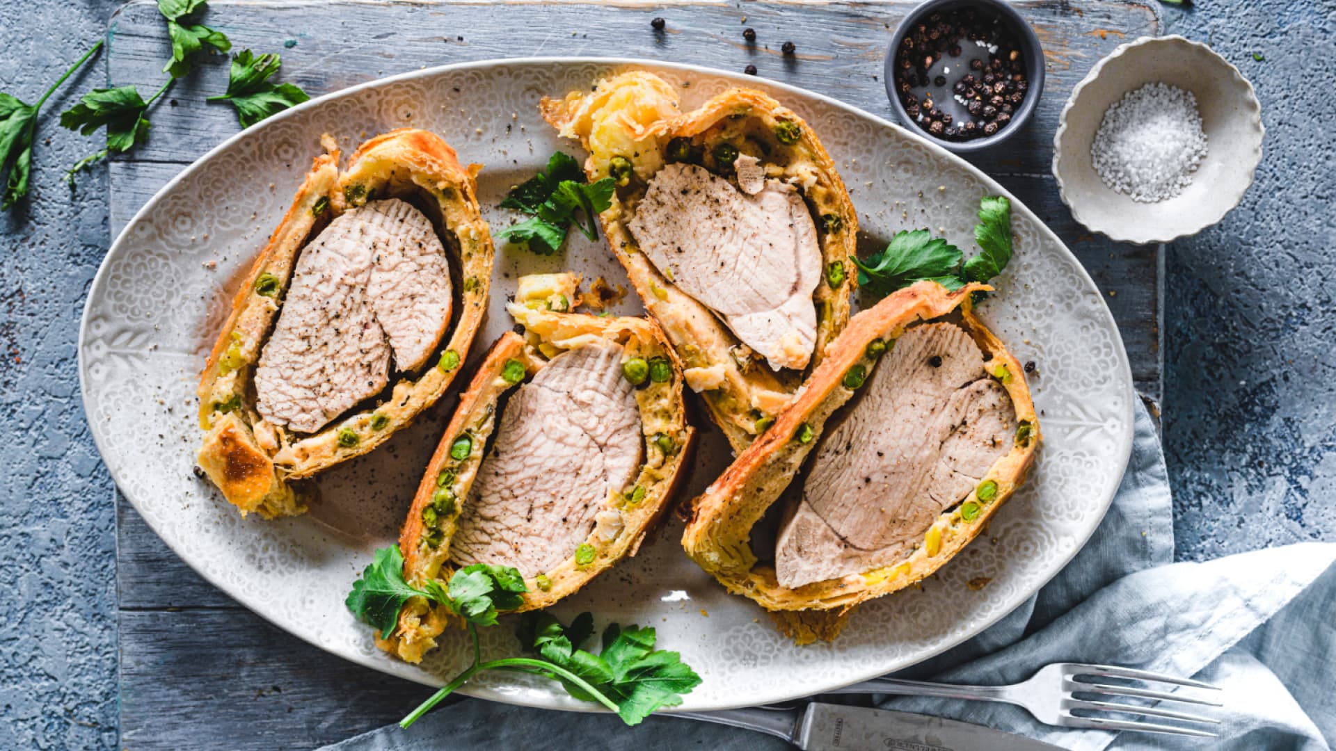 Rezept für Putenbrust im Blätterteig