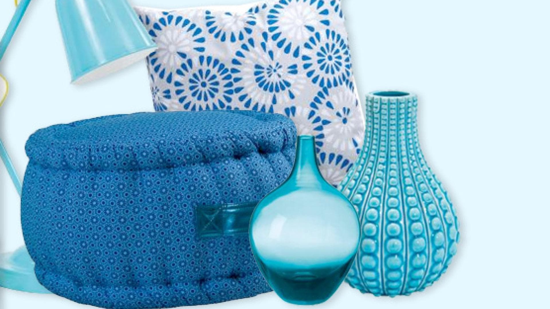 Wohnaccessoires Blau