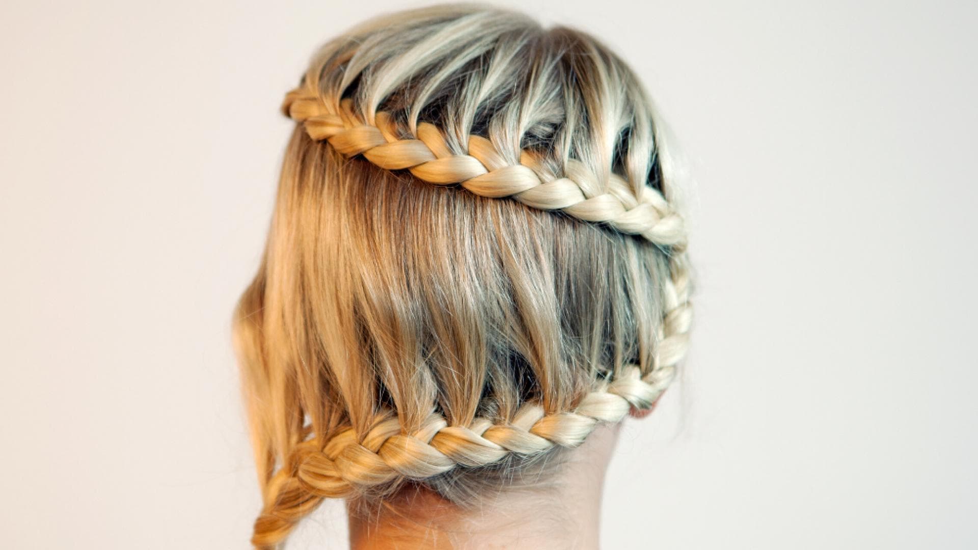 Anleitung Flechtfrisur Zick-Zack-Flechtzopf